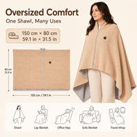 Snugly Blanket Heated Shawl